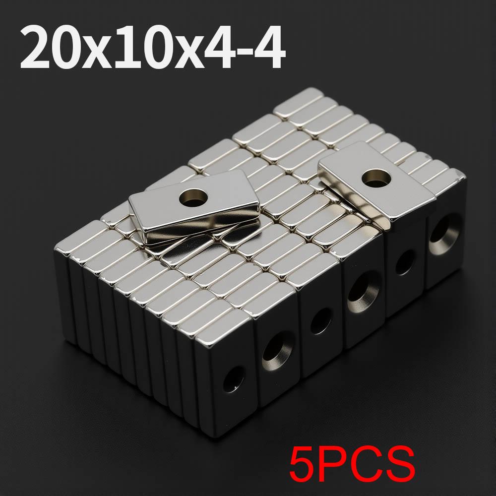 20x10x4-4mm Powerful with holes Neodymium Magnet N35 NdfeB Permanent Magnetic imanes Block Super Strong Fridge Magnets DIY
20x10x4-4mm Powerful with holes Neodymium Magnet N35 NdfeB Permanent Magnetic imanes Block Super Strong Fridge Magnets DIY
