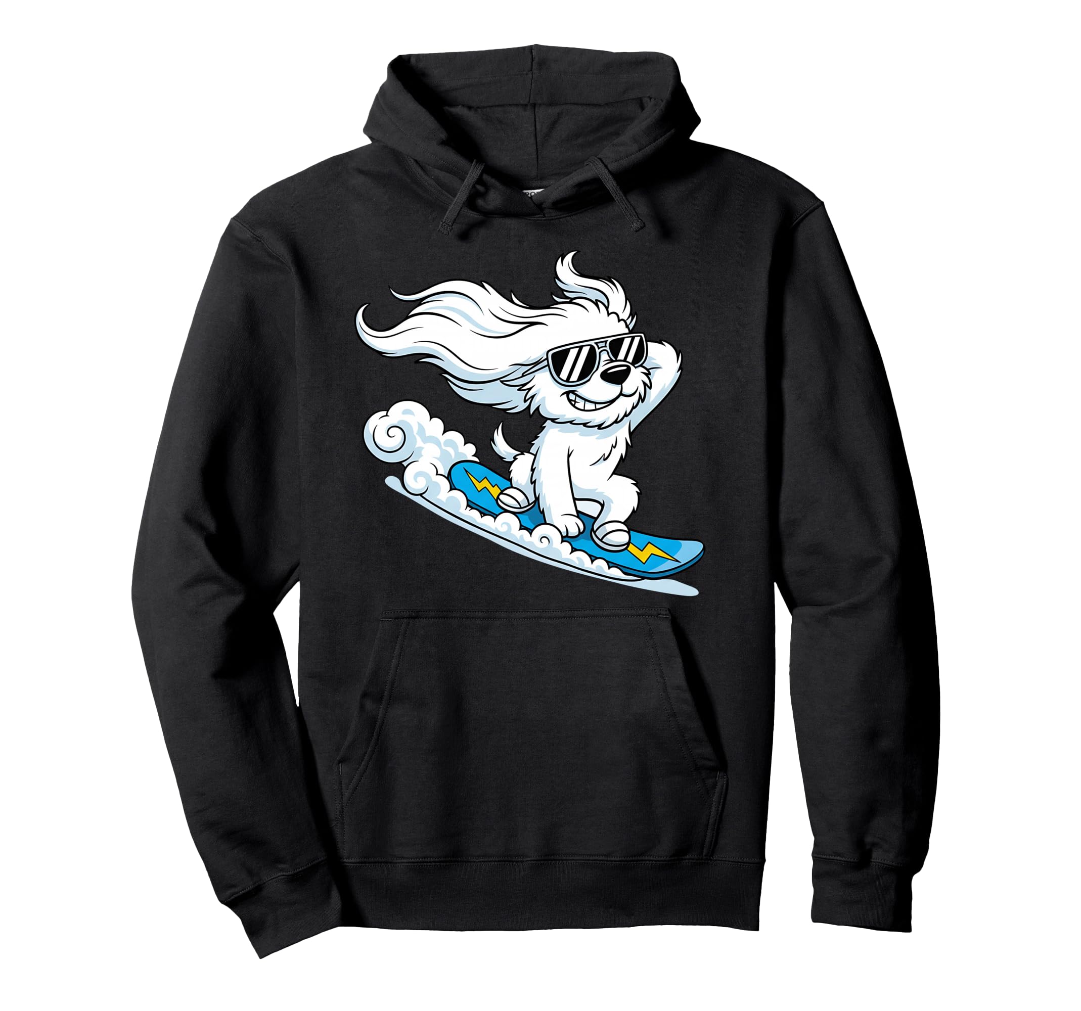 White surf dog sunglasses waves ocean summer sports cartoon skateboard style surfboard dog marine hoodie
White surf dog sunglasses waves ocean summer sports cartoon skateboard style surfboard dog marine hoodie