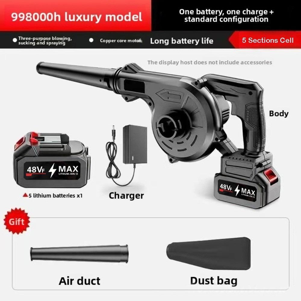 2 In1 Electric Air Blower 1400W Power 688Vf Battery Blowing Dust Collector Blowing Suction Dust Collecting
2 In1 Electric Air Blower 1400W Power 688Vf Battery Blowing Dust Collector Blowing Suction Dust Collecting