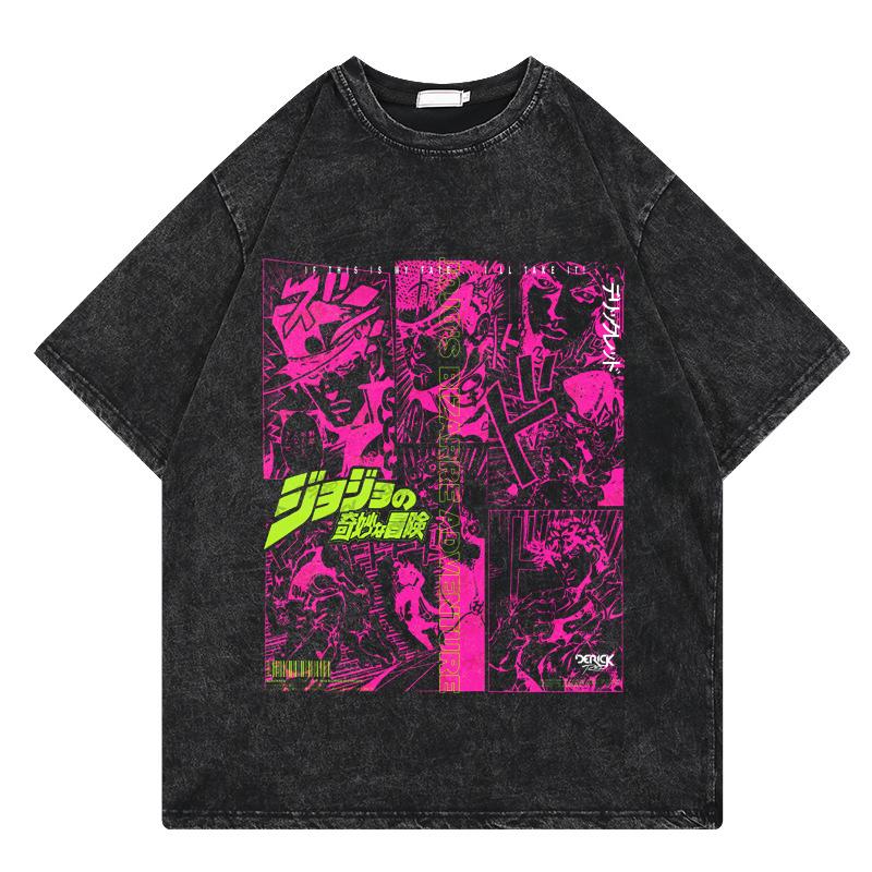 JoJo Bizarre Adventure Johnny Joestar Anime Cotton Casual Short Sleeve Tshirt Vintage Unisex Summer Gyro Zeppeli Washed T Shirt 2XL
JoJo Bizarre Adventure Johnny Joestar Anime Cotton Casual Short Sleeve Tshirt Vintage Unisex Summer Gyro Zeppeli Washed T Shirt 2XL