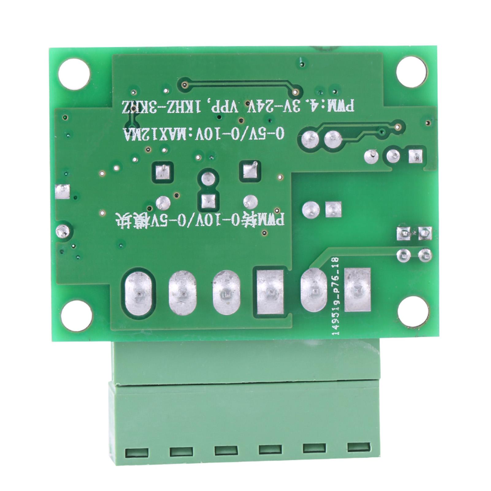 1 3KHZ 0 10V PWM Signal to Voltage Converter Module Digital Analog Board
1 3KHZ 0 10V PWM Signal to Voltage Converter Module Digital Analog Board