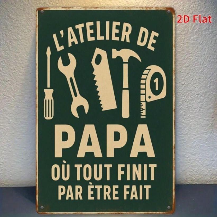 Metal Wall Art Vintage Sign for Garage Dad Gift Workshop
Metal Wall Art Vintage Sign for Garage Dad Gift Workshop