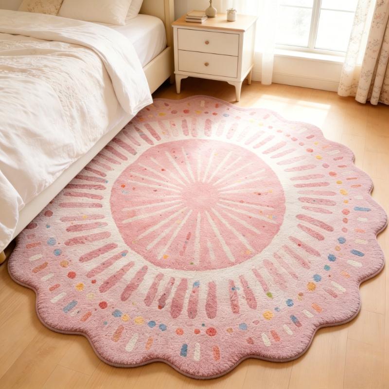 Dopamine Color Carpets for Living Room Fluffy Soft Bedroom Decor Carpet Irregular Shape Bedside Rug Home Thicken Plush Floor Mat 80x80CM
Dopamine Color Carpets for Living Room Fluffy Soft Bedroom Decor Carpet Irregular Shape Bedside Rug Home Thicken Plush Floor Mat 80x80CM