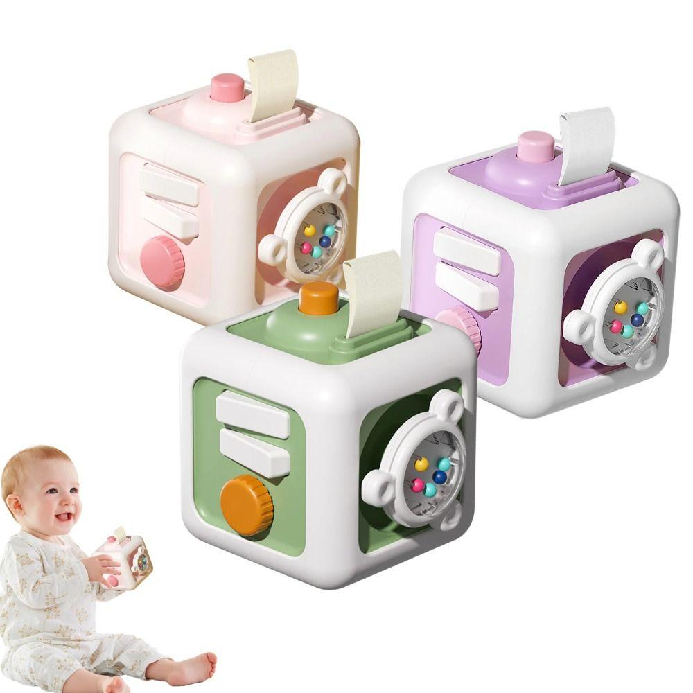 Sensory Training Cube Sensory Learing Toy 6 in 1 Activity Cube Montessori Toy for Kids Gift зелений
Sensory Training Cube Sensory Learing Toy 6 in 1 Activity Cube Montessori Toy for Kids Gift зелений