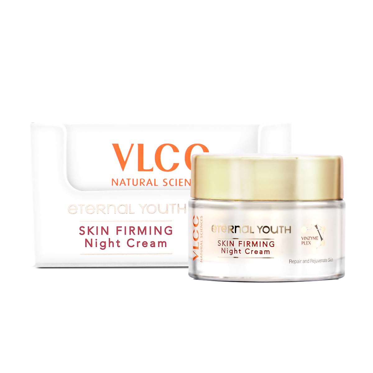 VLCC Eternal Youth Skin Firming Night Cream 50g Pack | Tightens, Firms, and Rejuvenates Skin Overnight
VLCC Eternal Youth Skin Firming Night Cream 50g Pack | Tightens, Firms, and Rejuvenates Skin Overnight