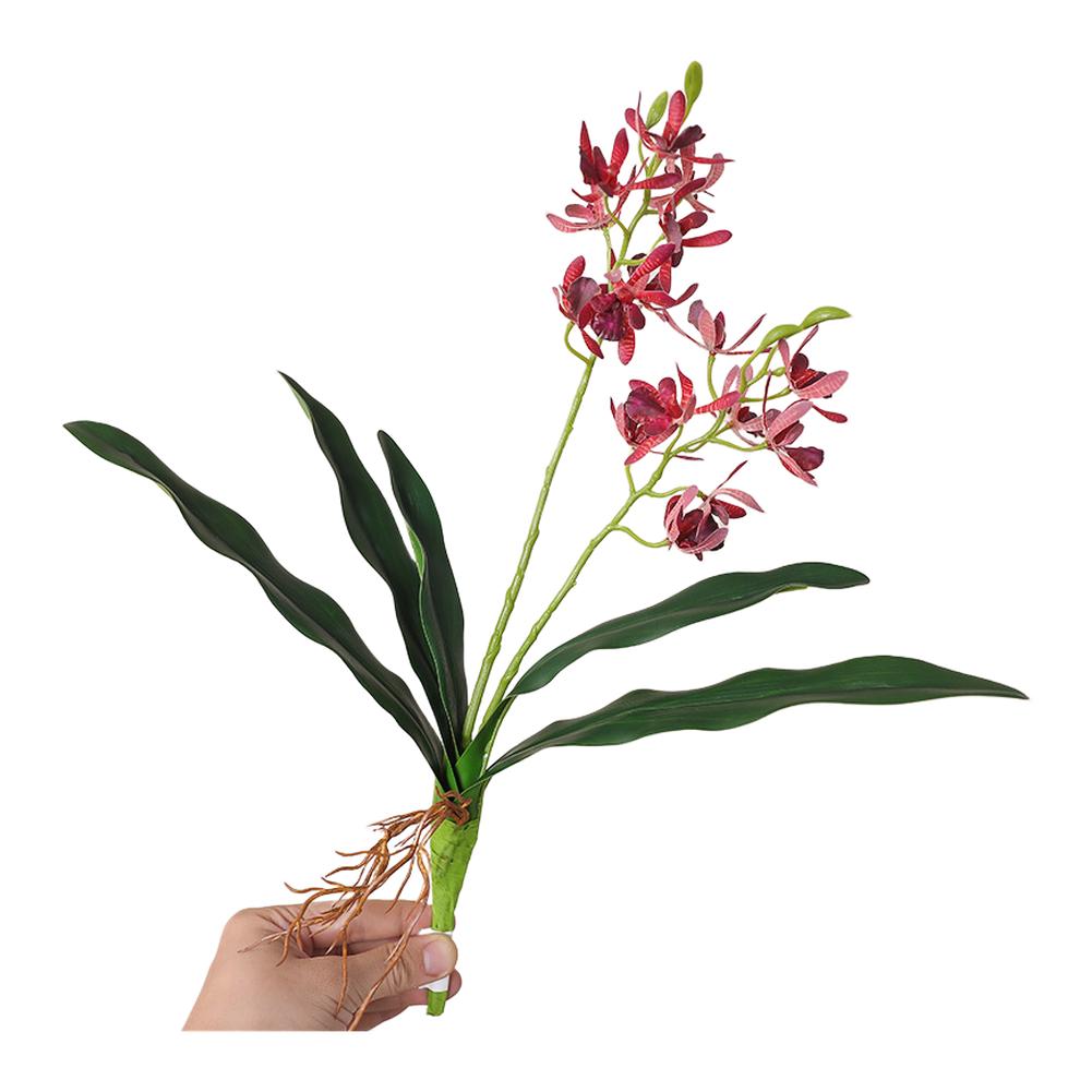Wedding Home Decor Artificial Silk Orchid Flower with Leaves for Photography Prop Floral Arrangement 43cm Bendable Wire Stems червоний
Wedding Home Decor Artificial Silk Orchid Flower with Leaves for Photography Prop Floral Arrangement 43cm Bendable Wire Stems червоний