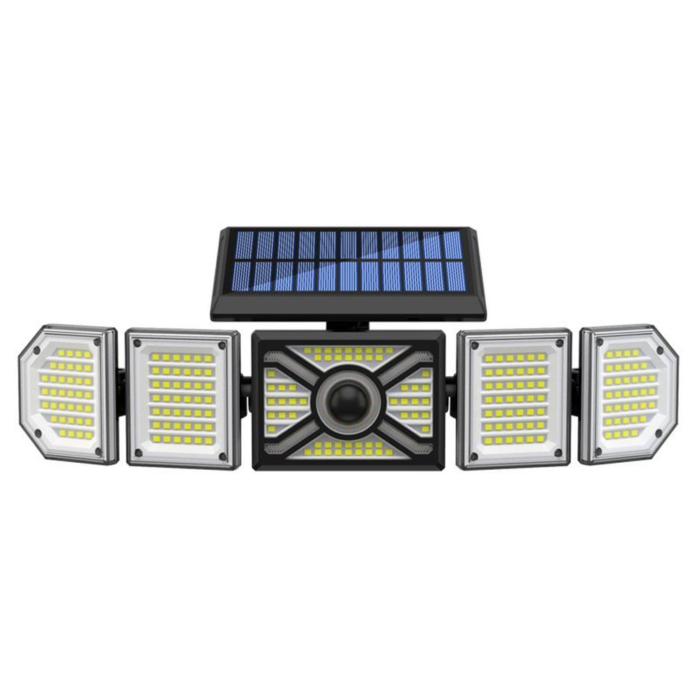 TY10708 Solar Powered 5 Heads 244 LED Wall Light Outdoor Waterproof Motion Sensor Lamp A
TY10708 Solar Powered 5 Heads 244 LED Wall Light Outdoor Waterproof Motion Sensor Lamp A