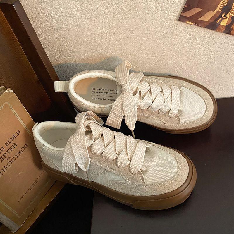 Canvas Thick Soled Round Toe Dissolved Sole Board Shoes Fashionable Casual Breathable Anti Slip Wear Resistant Sports Shoes 35 бежевого кольору хакі
Canvas Thick Soled Round Toe Dissolved Sole Board Shoes Fashionable Casual Breathable Anti Slip Wear Resistant Sports Shoes 35 бежевого кольору хакі