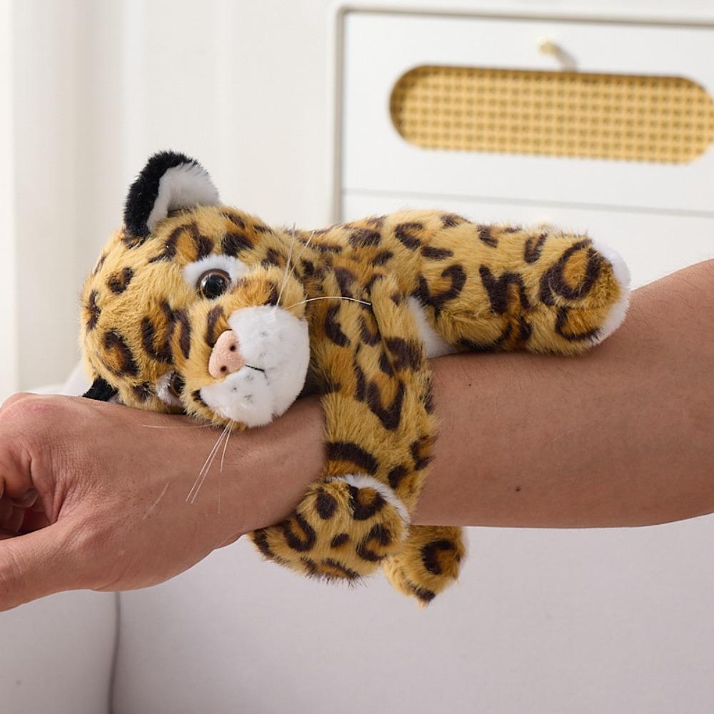Rabbit Leopard Animal Slapping Wristband Koala Tiger Plush Hand Ring Children Game Props Yellow Leopard
Rabbit Leopard Animal Slapping Wristband Koala Tiger Plush Hand Ring Children Game Props Yellow Leopard