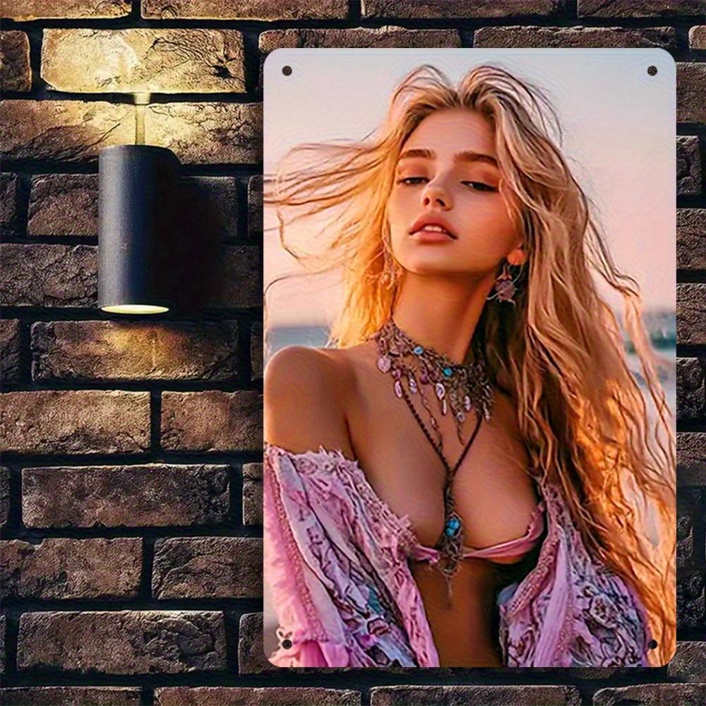 Gold Hair Girl Metal Wall Decor x Inch Rectangular Tin Sign Vintage Beach Sunset Art Easy Mount for Home Cafe Bar 20x30cm
Gold Hair Girl Metal Wall Decor x Inch Rectangular Tin Sign Vintage Beach Sunset Art Easy Mount for Home Cafe Bar 20x30cm