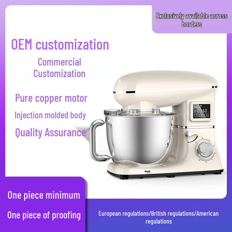 6.5L Stand Mixer Blender with Timer Function - In Stock Kitchen Machine for Food and Household Use. 110-120V US standard
6.5L Stand Mixer Blender with Timer Function - In Stock Kitchen Machine for Food and Household Use. 110-120V US standard