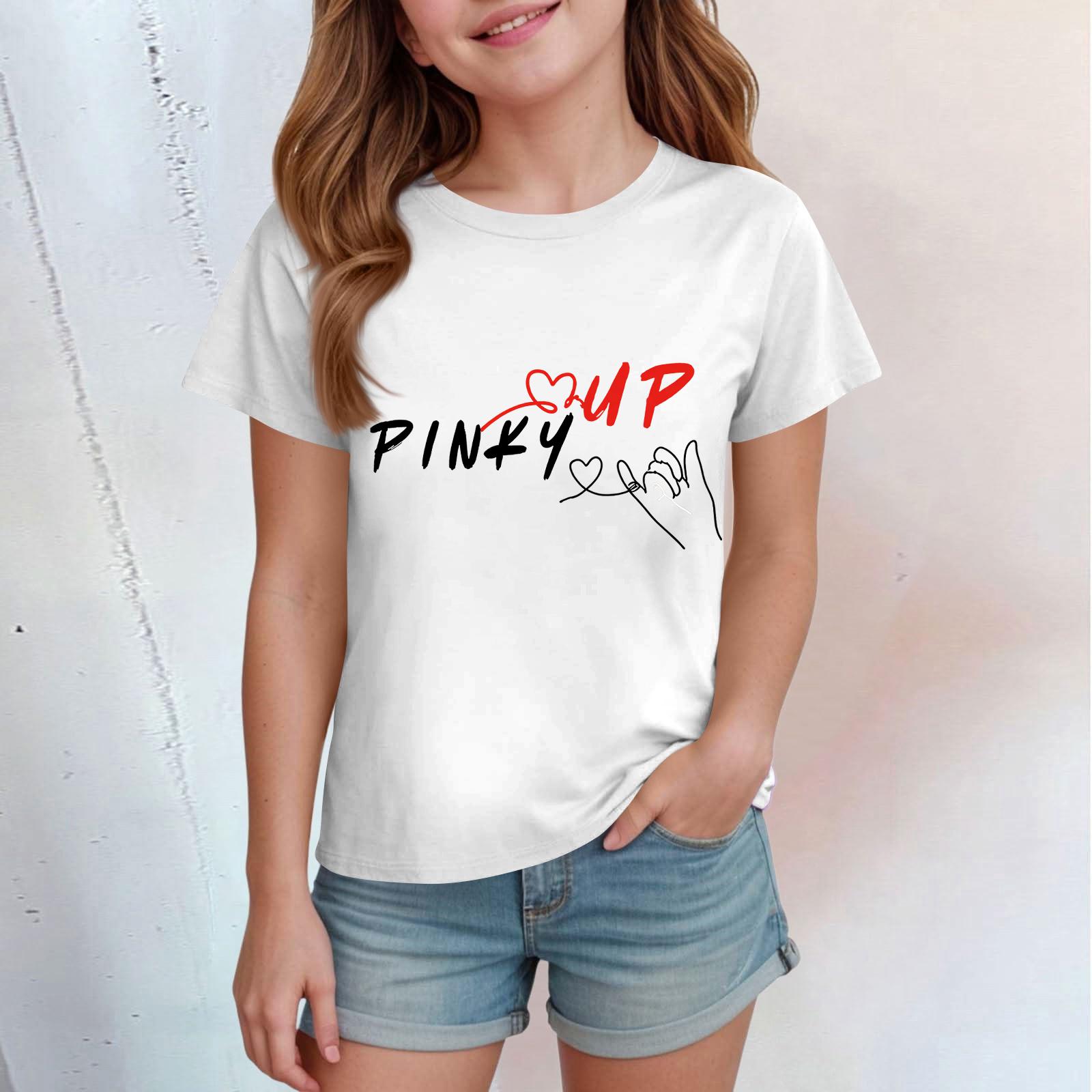 Kids Graphic Print Short Sleeve T Shirt Casual Crew Neck Top for Boys and Girls Lightweight Summer Tee 160 білий
Kids Graphic Print Short Sleeve T Shirt Casual Crew Neck Top for Boys and Girls Lightweight Summer Tee 160 білий