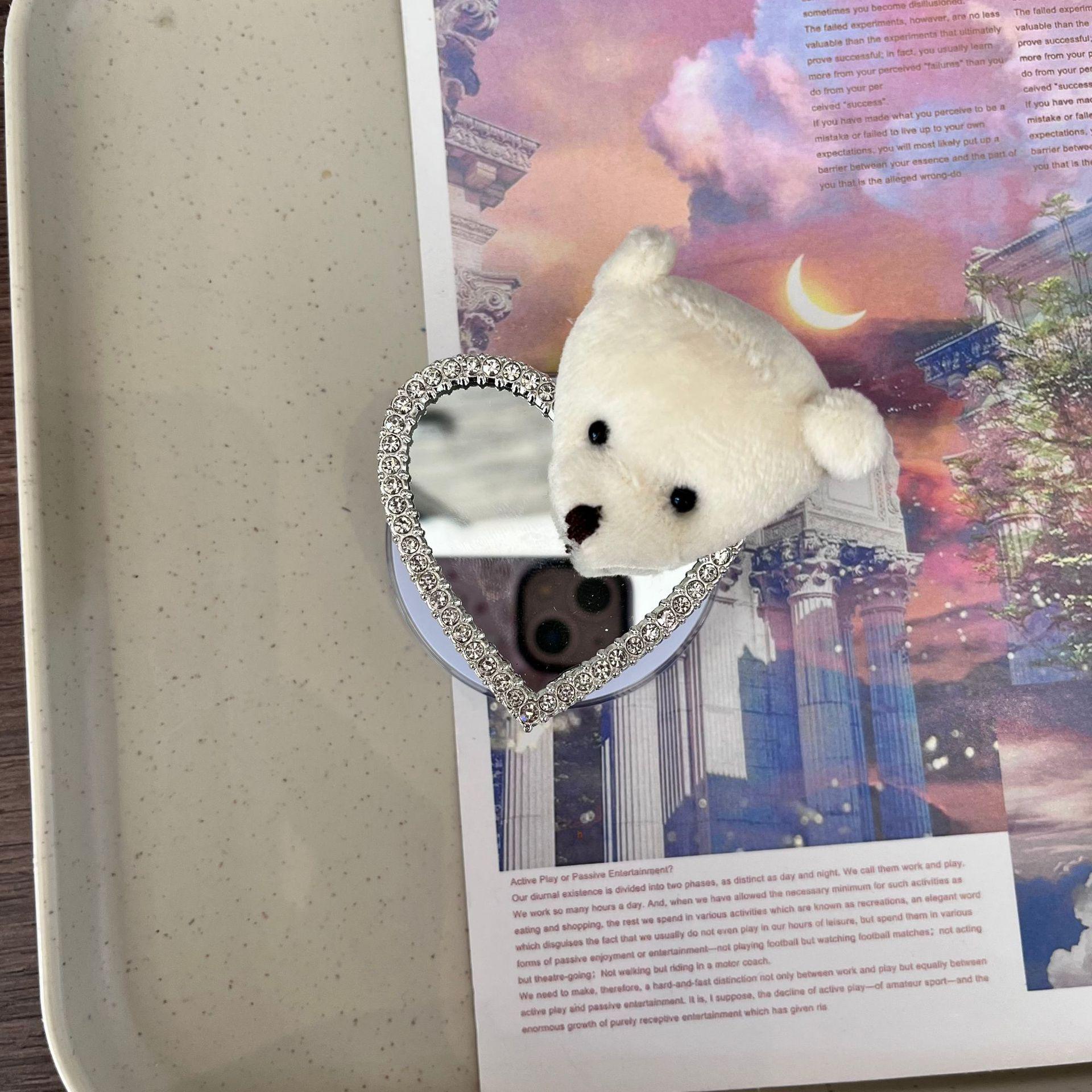 Cute Bear Magnetic Rhinestone Phone Stand & Mirror Magnetic Stand
Cute Bear Magnetic Rhinestone Phone Stand & Mirror Magnetic Stand