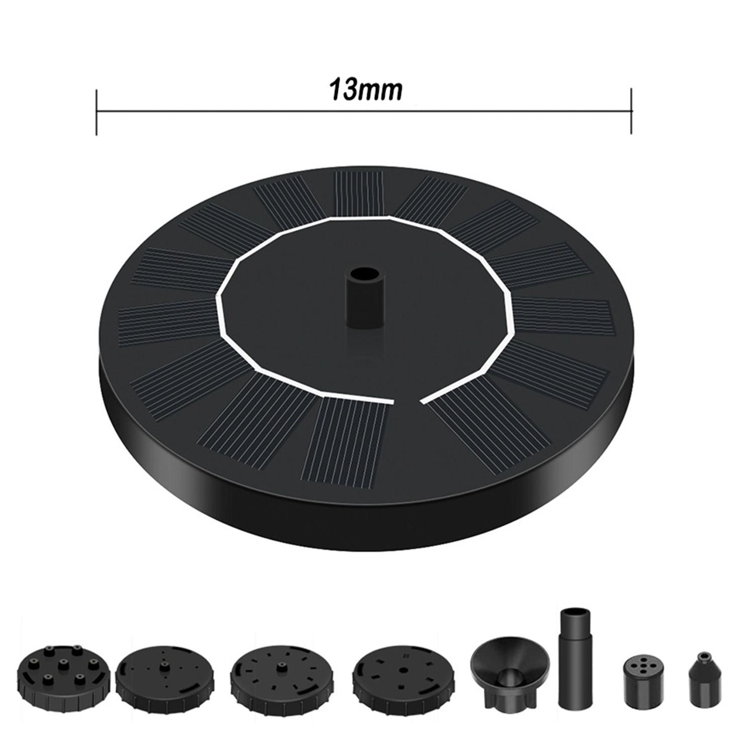 13cm/16cm Solar Fountain Pump Energy-saving Plants Watering Kit Solar Fountain Solar Panel Bird Bath Fountain Outdoor Garden
13cm/16cm Solar Fountain Pump Energy-saving Plants Watering Kit Solar Fountain Solar Panel Bird Bath Fountain Outdoor Garden