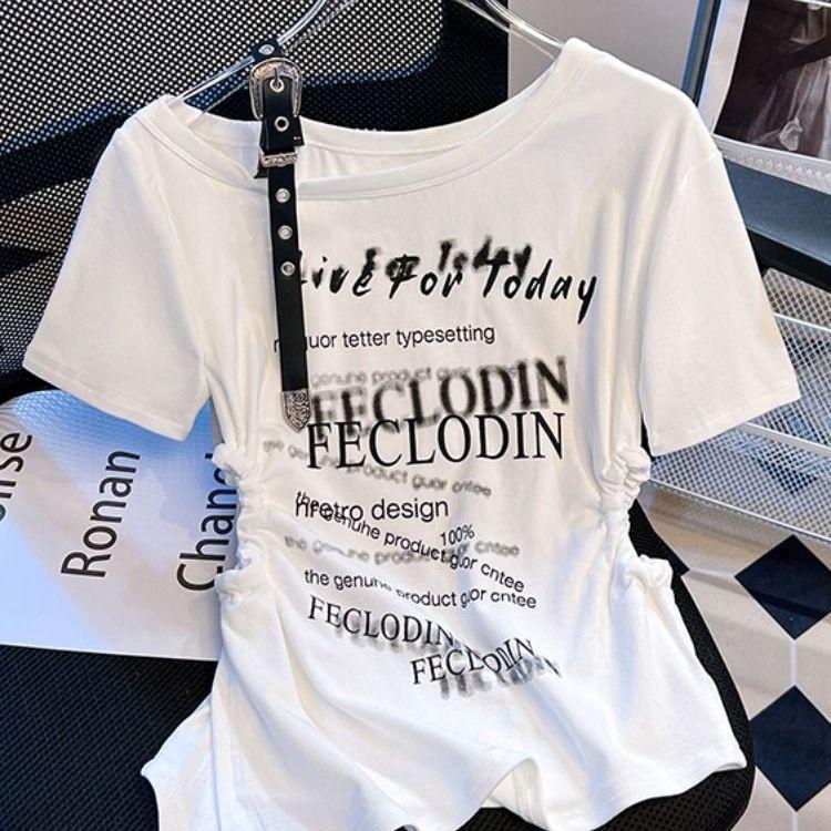 Girls Y2K Tops Loose Long Style Short Sleeve Tees For Women s T-shirts Fashion Lady Street Wear Party Tops Casual T-shirts Printed Large Size T-shirts S
Girls Y2K Tops Loose Long Style Short Sleeve Tees For Women s T-shirts Fashion Lady Street Wear Party Tops Casual T-shirts Printed Large Size T-shirts S
