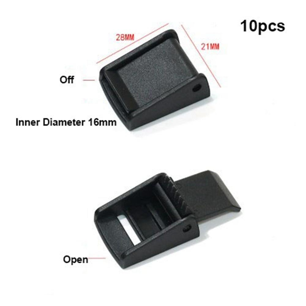 10pcs Black Binding Strap Pressure Buckle Clip Parts 10 Styles Adjustment Buckle Plastic Ribbon Belt Buckle Luggage Accessories
10pcs Black Binding Strap Pressure Buckle Clip Parts 10 Styles Adjustment Buckle Plastic Ribbon Belt Buckle Luggage Accessories
