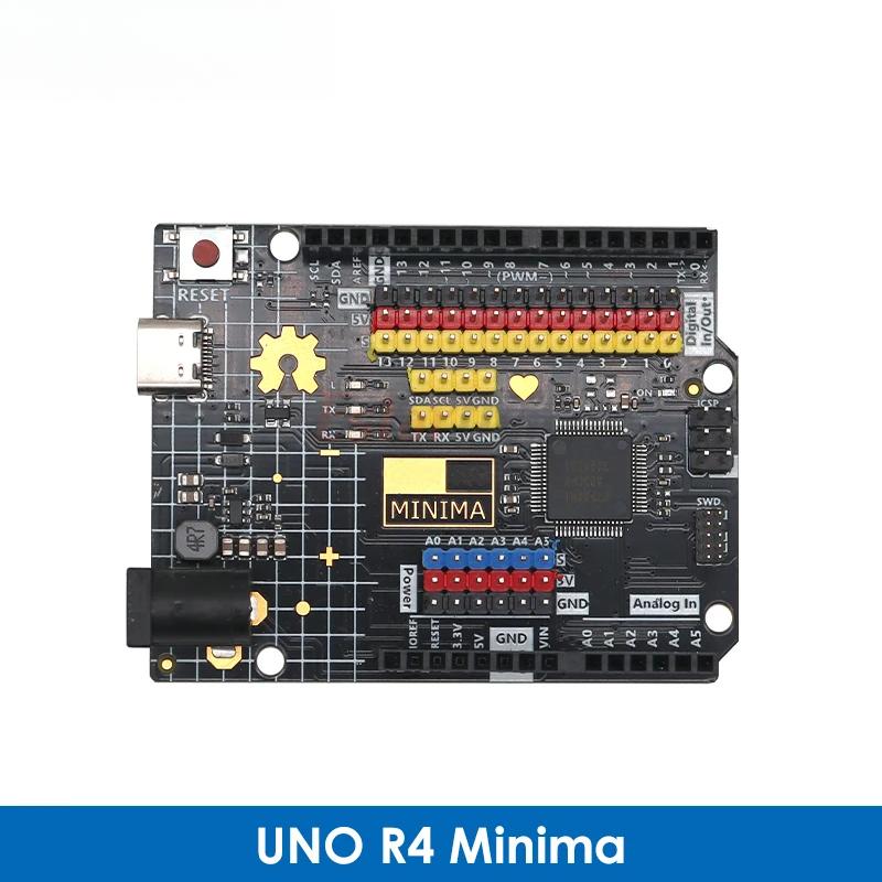 UNO R4 Minima USB Type-C ESP32-S3 WIFI Edition Плата розробки Сумісна для програмування Arduino Навчання Контролер
UNO R4 Minima USB Type-C ESP32-S3 WIFI Edition Плата розробки Сумісна для програмування Arduino Навчання Контролер