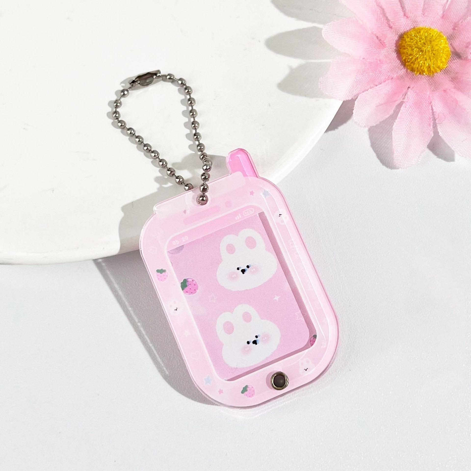 Bag Pendant Key Chain Colorful Acrylic Picture Frame Key Chain Idol Photocard Holder Key Chain Lightweight For Loved Ones Bags WHITE
Bag Pendant Key Chain Colorful Acrylic Picture Frame Key Chain Idol Photocard Holder Key Chain Lightweight For Loved Ones Bags WHITE