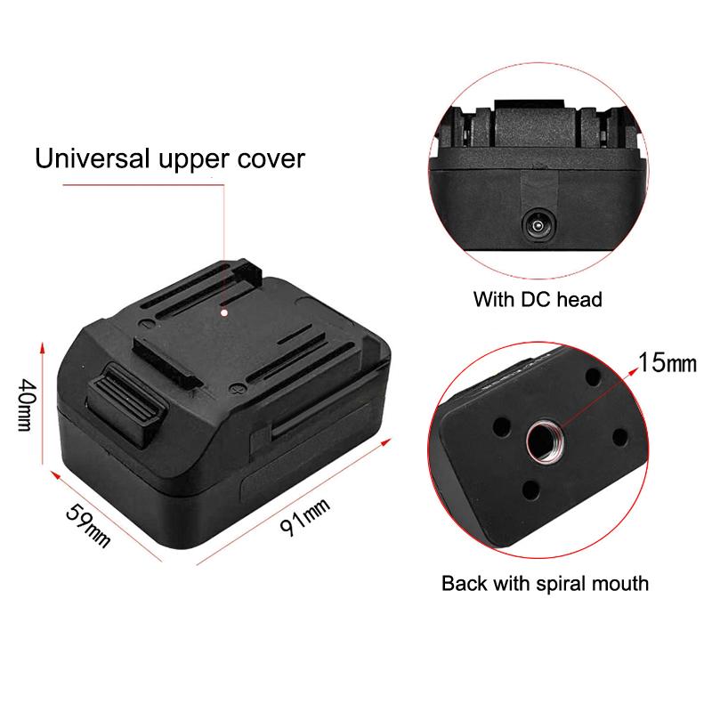 &Lithium Ion Fan LED Light Retrofit Floor Fan Converter For Mudian Style Battery Specific Adapter Converter Black
&Lithium Ion Fan LED Light Retrofit Floor Fan Converter For Mudian Style Battery Specific Adapter Converter Black