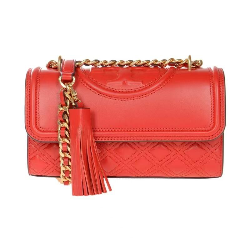 Tory Burch Fleming Matte Diamond Quilted Tassel Pendant Woven Chain Leather Shoulder Bag Women Shoulder Bag Red 75576-608 Basic Set (Bag+Dust Bag)
Tory Burch Fleming Matte Diamond Quilted Tassel Pendant Woven Chain Leather Shoulder Bag Women Shoulder Bag Red 75576-608 Basic Set (Bag+Dust Bag)