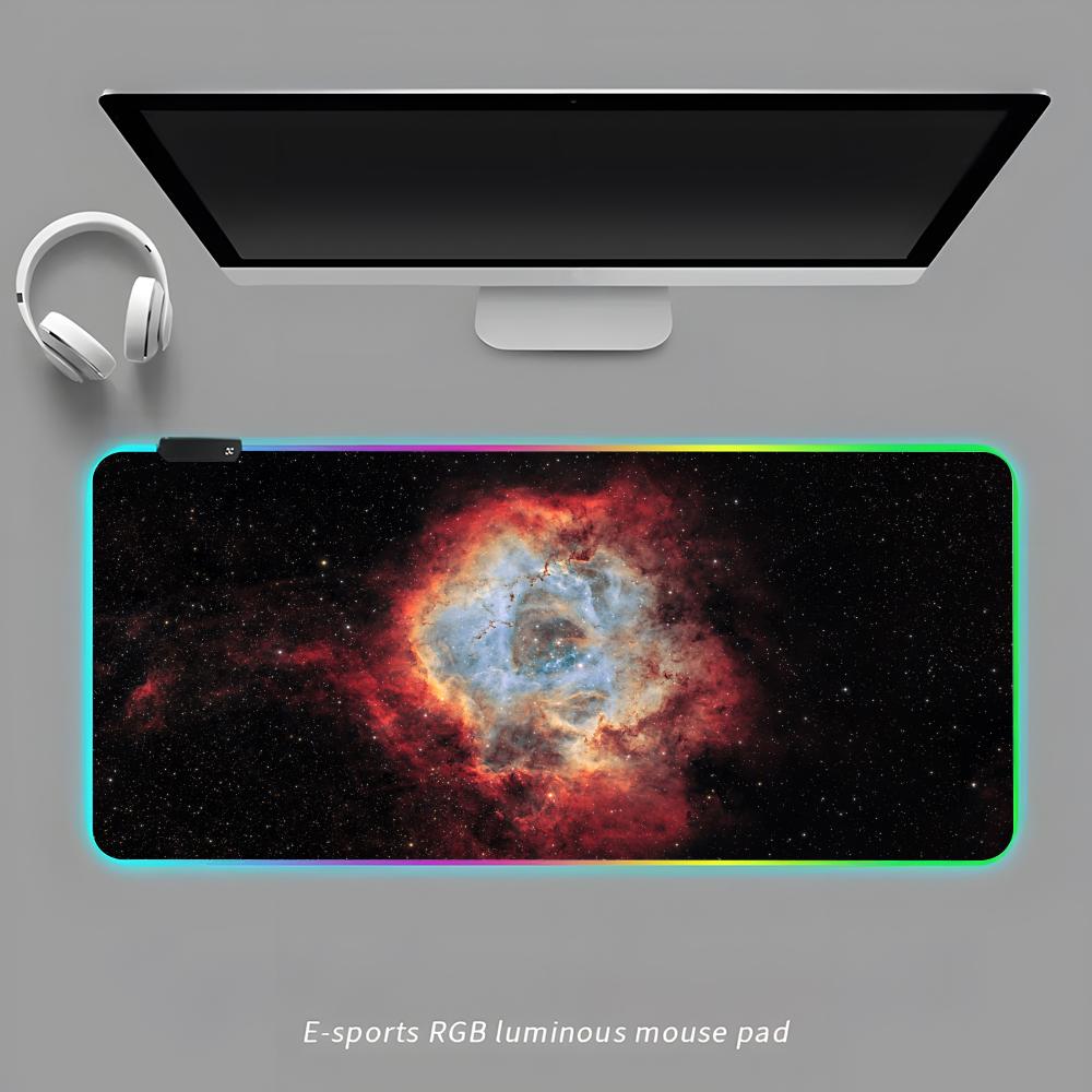 Black Hole Cosmic Mouse Pad RGB Gaming Mouse Pad Desk Mat HD Gamer Large LED Light XXL MousePads RGB600x300x3mm
Black Hole Cosmic Mouse Pad RGB Gaming Mouse Pad Desk Mat HD Gamer Large LED Light XXL MousePads RGB600x300x3mm