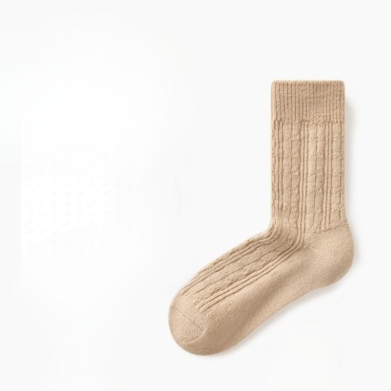 Pure Wool Socks - Mid-length Warm and Thick Fleece Anti-chill Sheepskin Long Socks for Autumn and Winter Seasons 1 pair
Pure Wool Socks - Mid-length Warm and Thick Fleece Anti-chill Sheepskin Long Socks for Autumn and Winter Seasons 1 pair