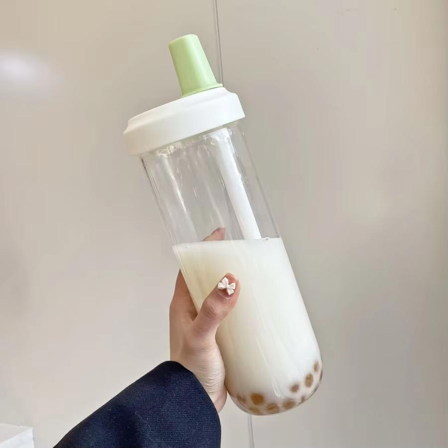 500/850 мл Мила пластикова пляшка для води з соломинкою та кришкою для чашки, Перлинний молочний чай, Чашки для кави з бульбашками, Захищена від падінь, Великої місткості, Посуд для напоїв 850ml
500/850 мл Мила пластикова пляшка для води з соломинкою та кришкою для чашки, Перлинний молочний чай, Чашки для кави з бульбашками, Захищена від падінь, Великої місткості, Посуд для напоїв 850ml