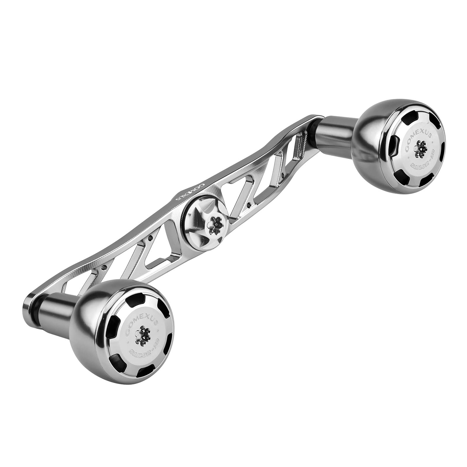 Gomexus CH120 Power Reel Handle Compatible with Daiwa Shimano Bait Reel Double Handle Seaborg Saltiga IC Exclusive Double Axis Total Length 120mm 30mm
Gomexus CH120 Power Reel Handle Compatible with Daiwa Shimano Bait Reel Double Handle Seaborg Saltiga IC Exclusive Double Axis Total Length 120mm 30mm