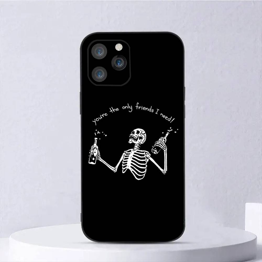 Funny Skeleton Skull Phone Case For iPhone 16,15,14,13,12,11,Plus,Pro Max,XS,X,E,SE,Mini Soft Silicone Black Cover iPhone12mini
Funny Skeleton Skull Phone Case For iPhone 16,15,14,13,12,11,Plus,Pro Max,XS,X,E,SE,Mini Soft Silicone Black Cover iPhone12mini