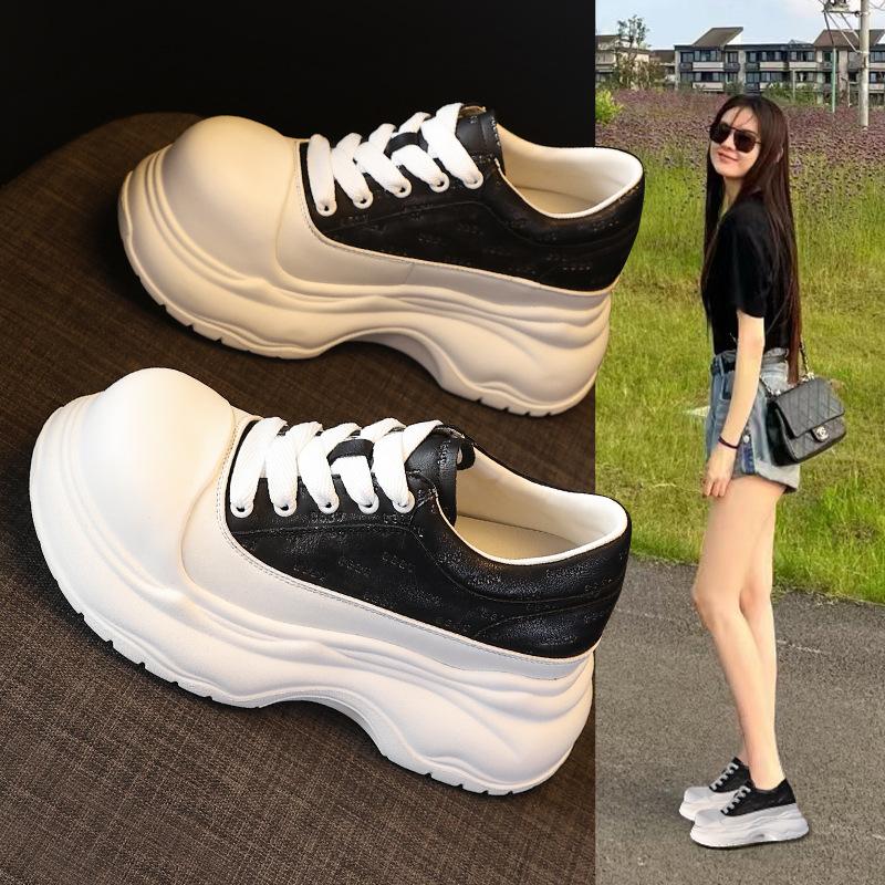 1169-1 Thick sole inner height increase fashionable big head white shoes women s spring new muffin sports and leisure shoes 39
1169-1 Thick sole inner height increase fashionable big head white shoes women s spring new muffin sports and leisure shoes 39