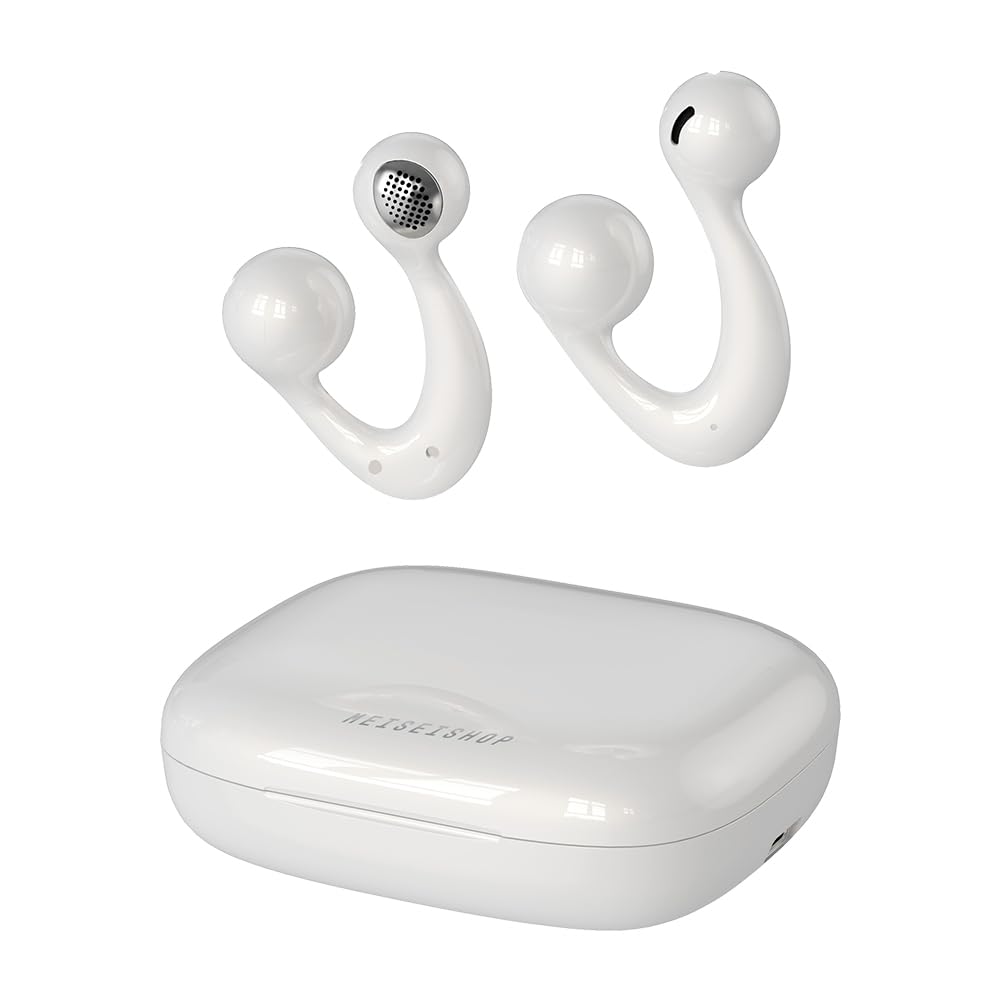 Wireless Earbuds Trends Bone Conduction Technology Innovations for Ear Bluetooth Air Ear Cuff Supports Simultaneous Connection of Two Sound Leakage білий
Wireless Earbuds Trends Bone Conduction Technology Innovations for Ear Bluetooth Air Ear Cuff Supports Simultaneous Connection of Two Sound Leakage білий