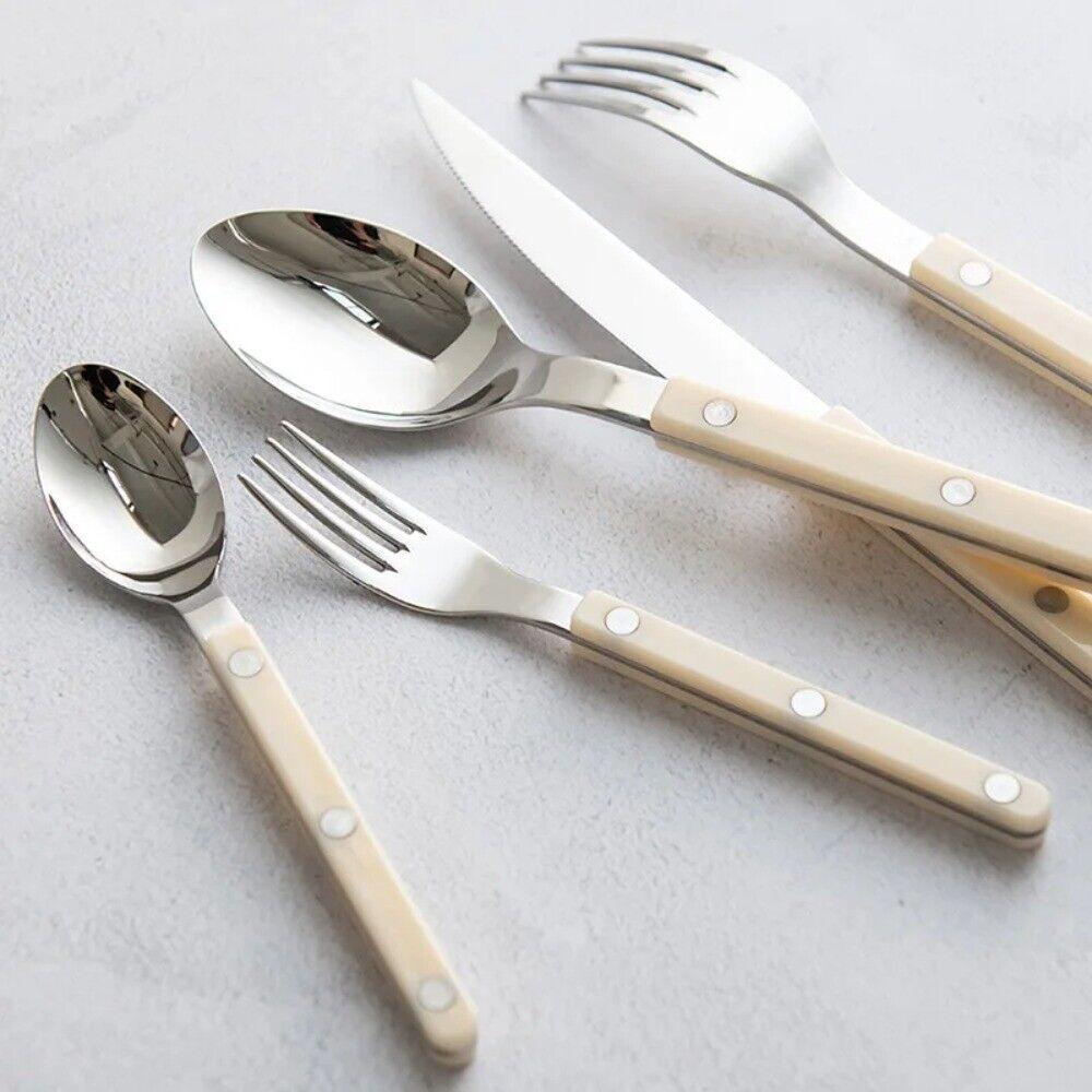 High-quality Dessert Spoon Kitchen Utensils Cutlery Set Portable Dessert Fork Green-Main Spoon
High-quality Dessert Spoon Kitchen Utensils Cutlery Set Portable Dessert Fork Green-Main Spoon