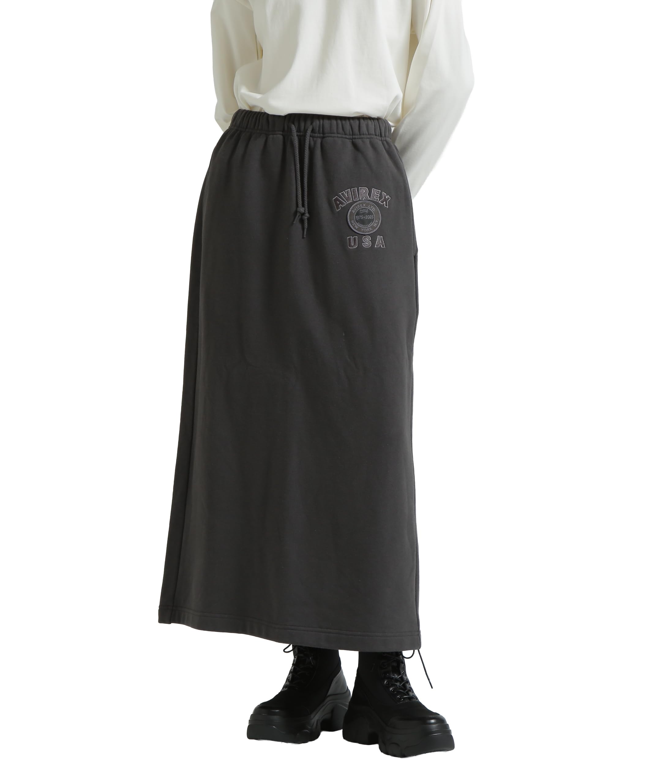 AVIREX 50th Varsity Skirt Women s M 410 Charcoal 783-5216606
AVIREX 50th Varsity Skirt Women s M 410 Charcoal 783-5216606