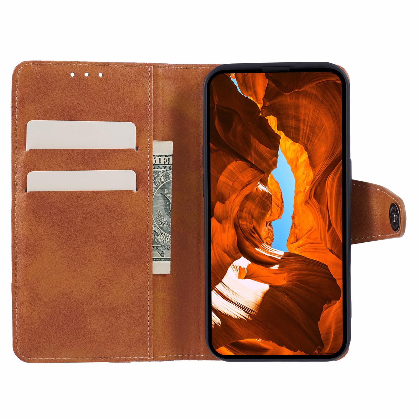 For Xiaomi Redmi Note 13 Pro 5G/Poco X6 5G Case Crazy Horse Texture PU Leather Shell with Wallet Brown
For Xiaomi Redmi Note 13 Pro 5G/Poco X6 5G Case Crazy Horse Texture PU Leather Shell with Wallet Brown