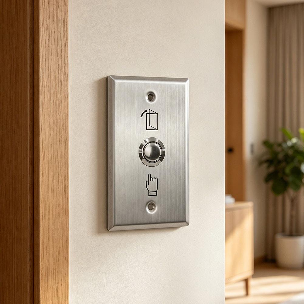 Stainless Steel Exit Button Switch for Door Push Sensor Opener Release Entry System Electric Strike Magnetic Lock China Mainland
Stainless Steel Exit Button Switch for Door Push Sensor Opener Release Entry System Electric Strike Magnetic Lock China Mainland