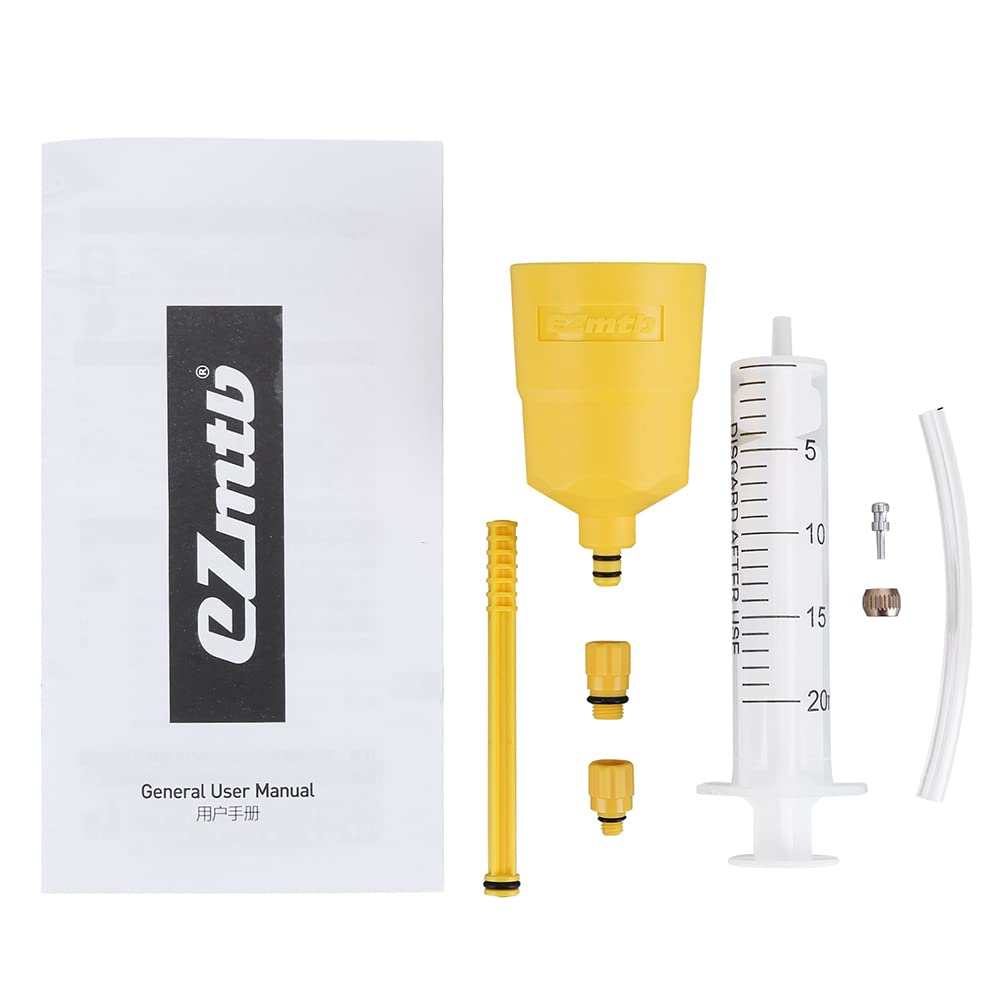 CYCEARTH Bike Hydraulic Disc Brake Bleed Tool Funnel/Oil Stopper for SHIMANO MTB Bicycle Disc Brake Mineral Oil Fluid Bleeder Kit (For MTB Bike)
CYCEARTH Bike Hydraulic Disc Brake Bleed Tool Funnel/Oil Stopper for SHIMANO MTB Bicycle Disc Brake Mineral Oil Fluid Bleeder Kit (For MTB Bike)