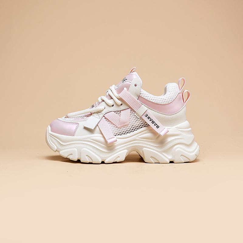 Mesh breathable dad shoes women 2025 summer new fashionable versatile muffin platform casual small sports shoes 40 розовый
Mesh breathable dad shoes women 2025 summer new fashionable versatile muffin platform casual small sports shoes 40 розовый