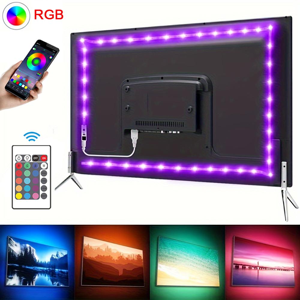 Светодиодная лента USB с Bluetooth-управлением, RGB-светодиоды для ТВ, гибкая лента, RGB-светодиодная лента, самоклеящаяся подсветка для ТВ 1m
Светодиодная лента USB с Bluetooth-управлением, RGB-светодиоды для ТВ, гибкая лента, RGB-светодиодная лента, самоклеящаяся подсветка для ТВ 1m