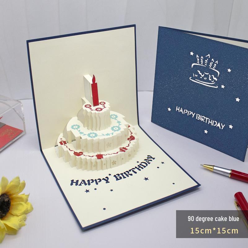 3D Laser-Cut Music Birthday Cake Greeting Card with Custom Message
3D Laser-Cut Music Birthday Cake Greeting Card with Custom Message