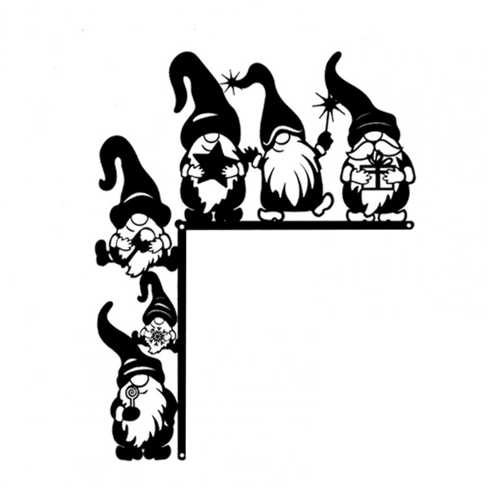 Festive Door Frame Sign Holiday Door Frame Decor Festive Christmas Gnome Door Frame Decoration Iron Faceless Dwarf Corner Sign
Festive Door Frame Sign Holiday Door Frame Decor Festive Christmas Gnome Door Frame Decoration Iron Faceless Dwarf Corner Sign