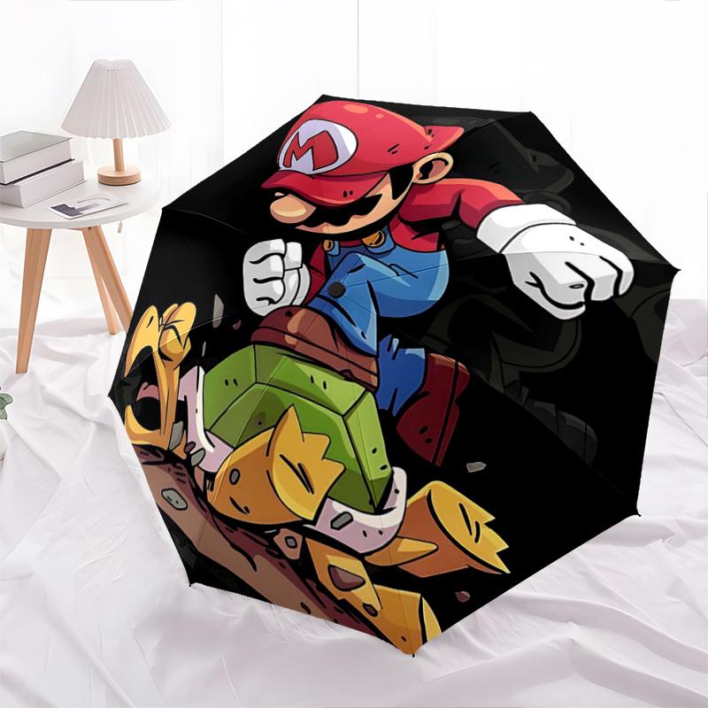 1pc Super Mario s Epic Battle Pattern Automatic 3-Fold Umbrella, 8 Iron Frames, High-Value Folding Umbrella, Suitable for Office, Travel and Outd
1pc Super Mario s Epic Battle Pattern Automatic 3-Fold Umbrella, 8 Iron Frames, High-Value Folding Umbrella, Suitable for Office, Travel and Outd