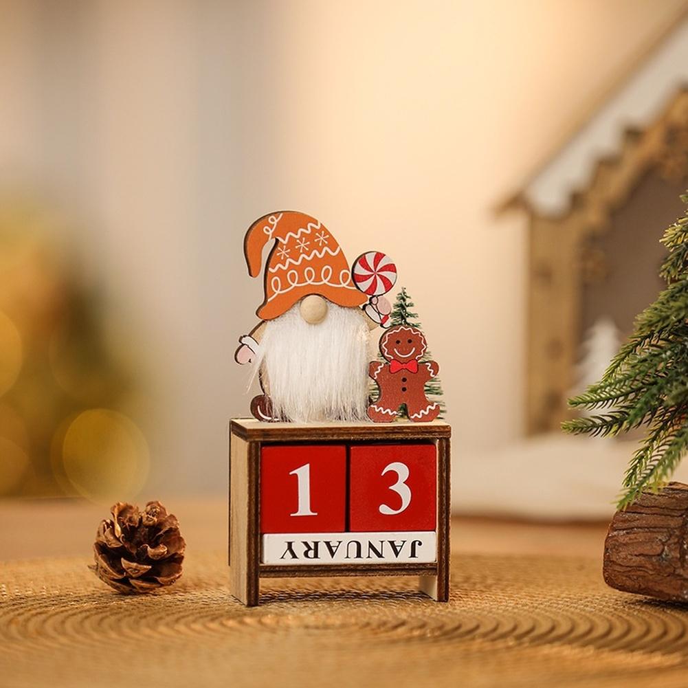 Faceless Santa Claus Christmas Countdown Calendar Wooden DIY Ornament Pastoral Christmas Decorations
Faceless Santa Claus Christmas Countdown Calendar Wooden DIY Ornament Pastoral Christmas Decorations