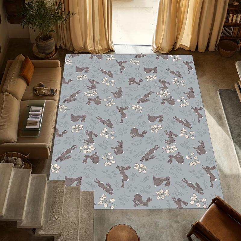 Cute Rabbit Carpet Mat Rug Home Decoration Living Room Floor Rug Cartoon Bunny Pattern Flower Design Indoor Area Rug Carpet 40x60cm
Cute Rabbit Carpet Mat Rug Home Decoration Living Room Floor Rug Cartoon Bunny Pattern Flower Design Indoor Area Rug Carpet 40x60cm