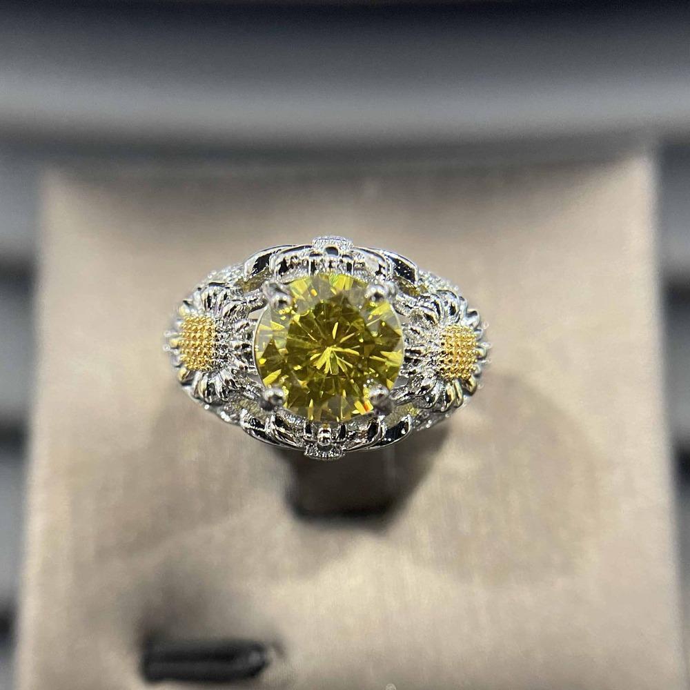 Open Ring Sunflower Diamond Ring European American Fashion Jewelry Trendy Accessories for Women no. 6
Open Ring Sunflower Diamond Ring European American Fashion Jewelry Trendy Accessories for Women no. 6