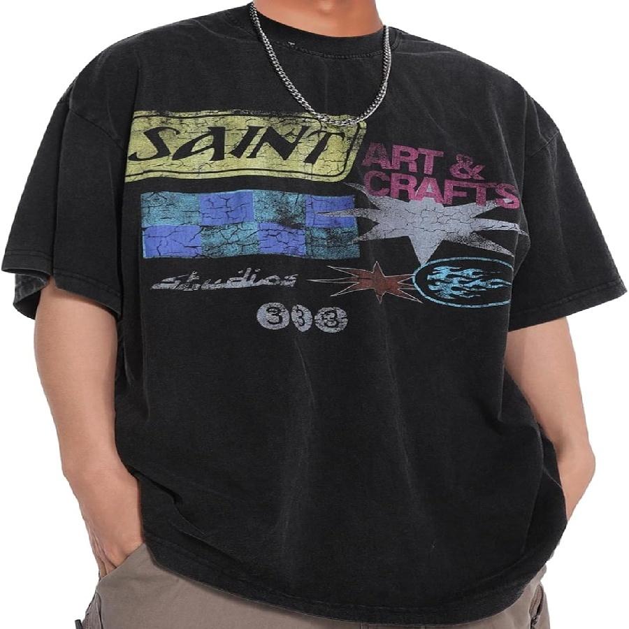 Arnodefrance Saint Graphic Printing Tshirt Vintage Tee Shirt Cotton Short Sleeve Shirt XXXXXL чорний
Arnodefrance Saint Graphic Printing Tshirt Vintage Tee Shirt Cotton Short Sleeve Shirt XXXXXL чорний