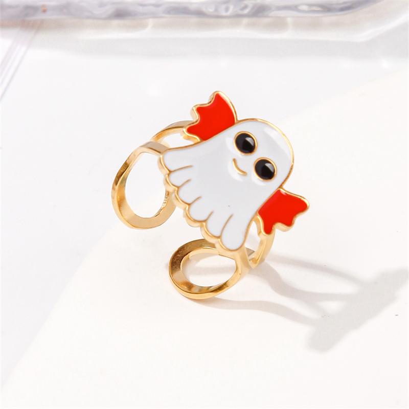 Cartoon Halloween Pumpkin Stainless Steel Rings for Women Men Cute Candy Witch Hat Ghost Bats Skull Ring Party Zircon Gift
Cartoon Halloween Pumpkin Stainless Steel Rings for Women Men Cute Candy Witch Hat Ghost Bats Skull Ring Party Zircon Gift