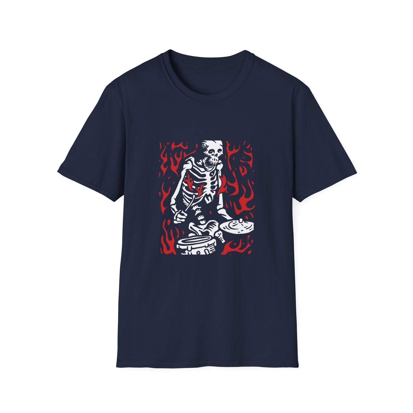 Skeleton Drummer T-Shirt, Heavy Metal Tee, Hard Rock Shirt, Music Lover Gift, 5XL різнокольоровий
Skeleton Drummer T-Shirt, Heavy Metal Tee, Hard Rock Shirt, Music Lover Gift, 5XL різнокольоровий