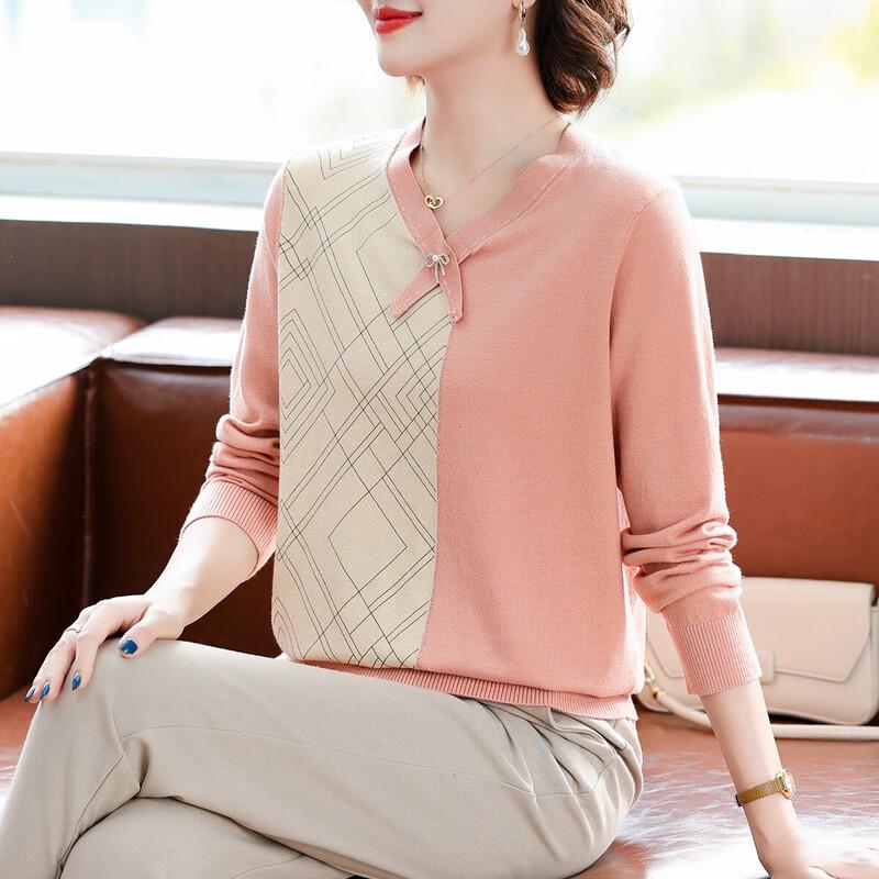 Middle-Aged Women s Elegant Bow-Detail Color-Block Knitted Sweater 3XL
Middle-Aged Women s Elegant Bow-Detail Color-Block Knitted Sweater 3XL