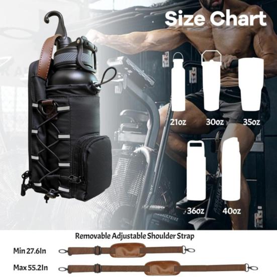 Yousheng Magnetic Gym Bag Sling Bag Water Bottle Carrier Holder with Phone Pockets & Shoulder Strap Magnetic Bottle Pouch for Gym Travel Work Sports чёрный
Yousheng Magnetic Gym Bag Sling Bag Water Bottle Carrier Holder with Phone Pockets & Shoulder Strap Magnetic Bottle Pouch for Gym Travel Work Sports чёрный