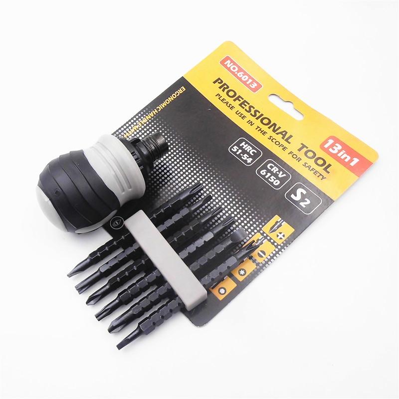 13 In 1 Mini Ratchet Precision Screwdriver Dual-purpose Head Magnetic Telescopic Labor-Saving Hand Tool чёрный
13 In 1 Mini Ratchet Precision Screwdriver Dual-purpose Head Magnetic Telescopic Labor-Saving Hand Tool чёрный